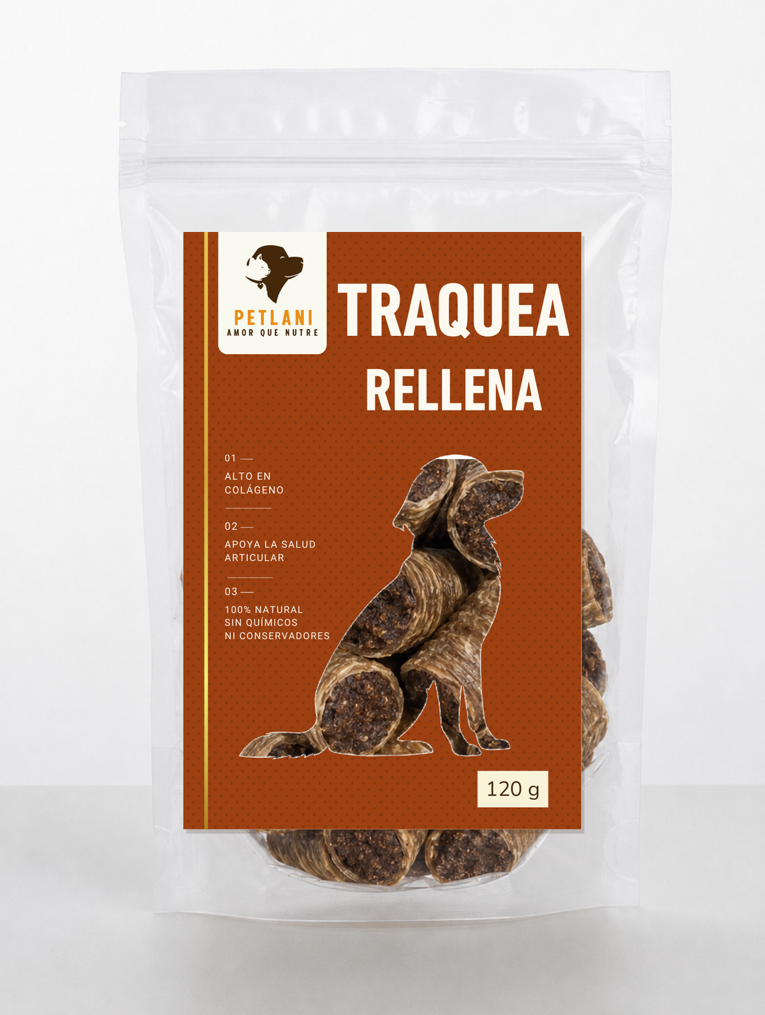Traquea rellena