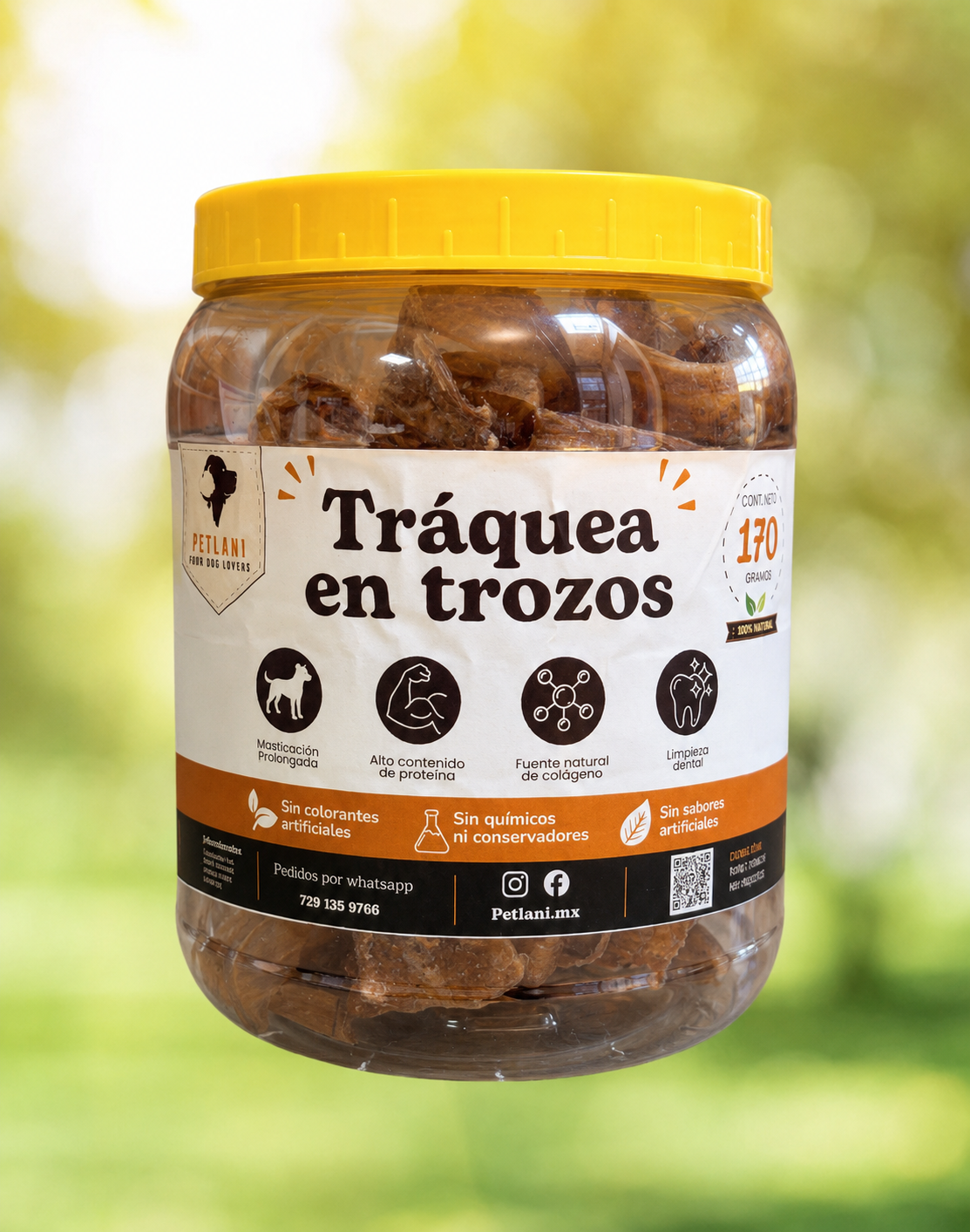 Traqueas en trozo